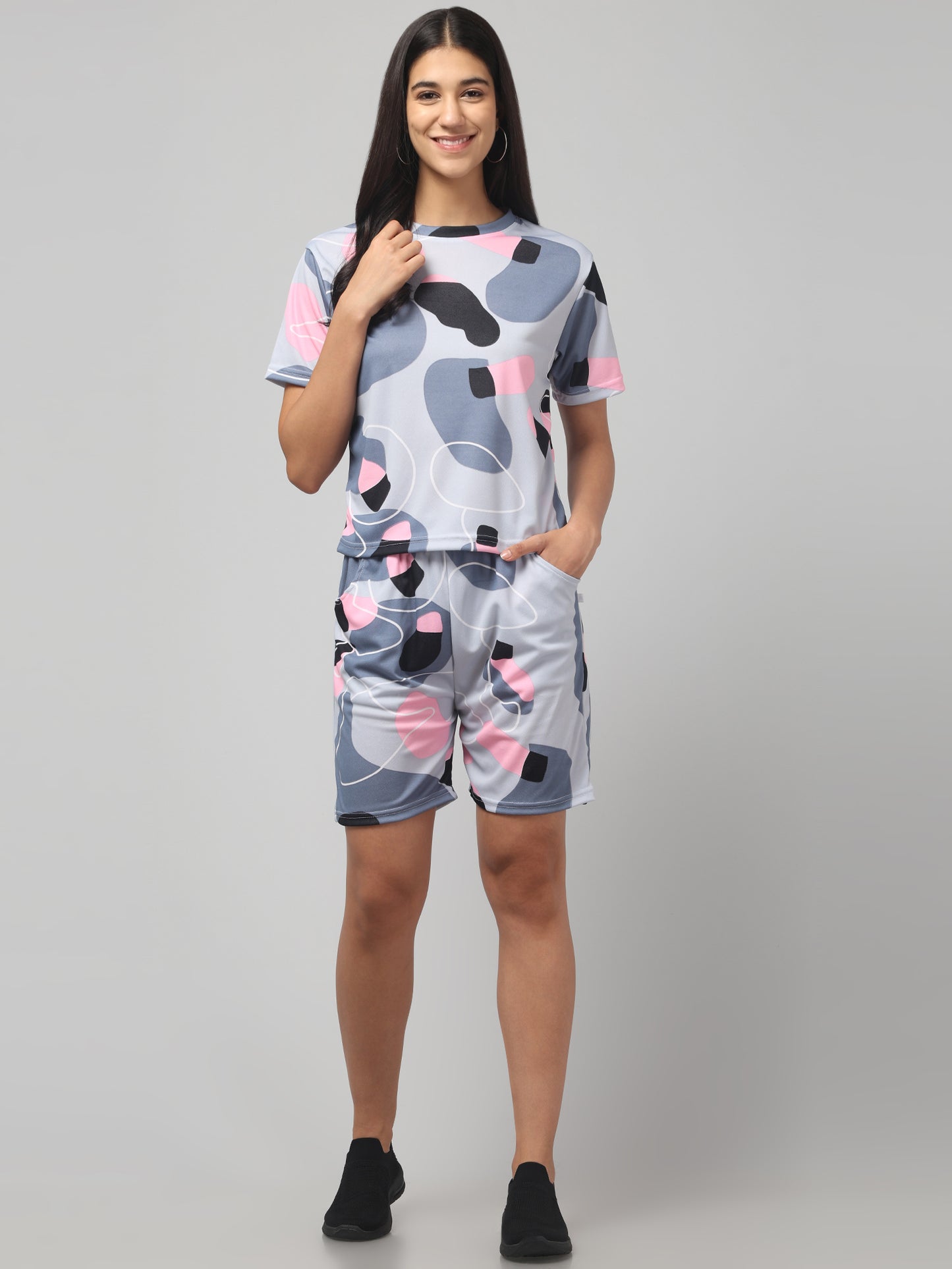 Soft Shapes Night Shorts Set