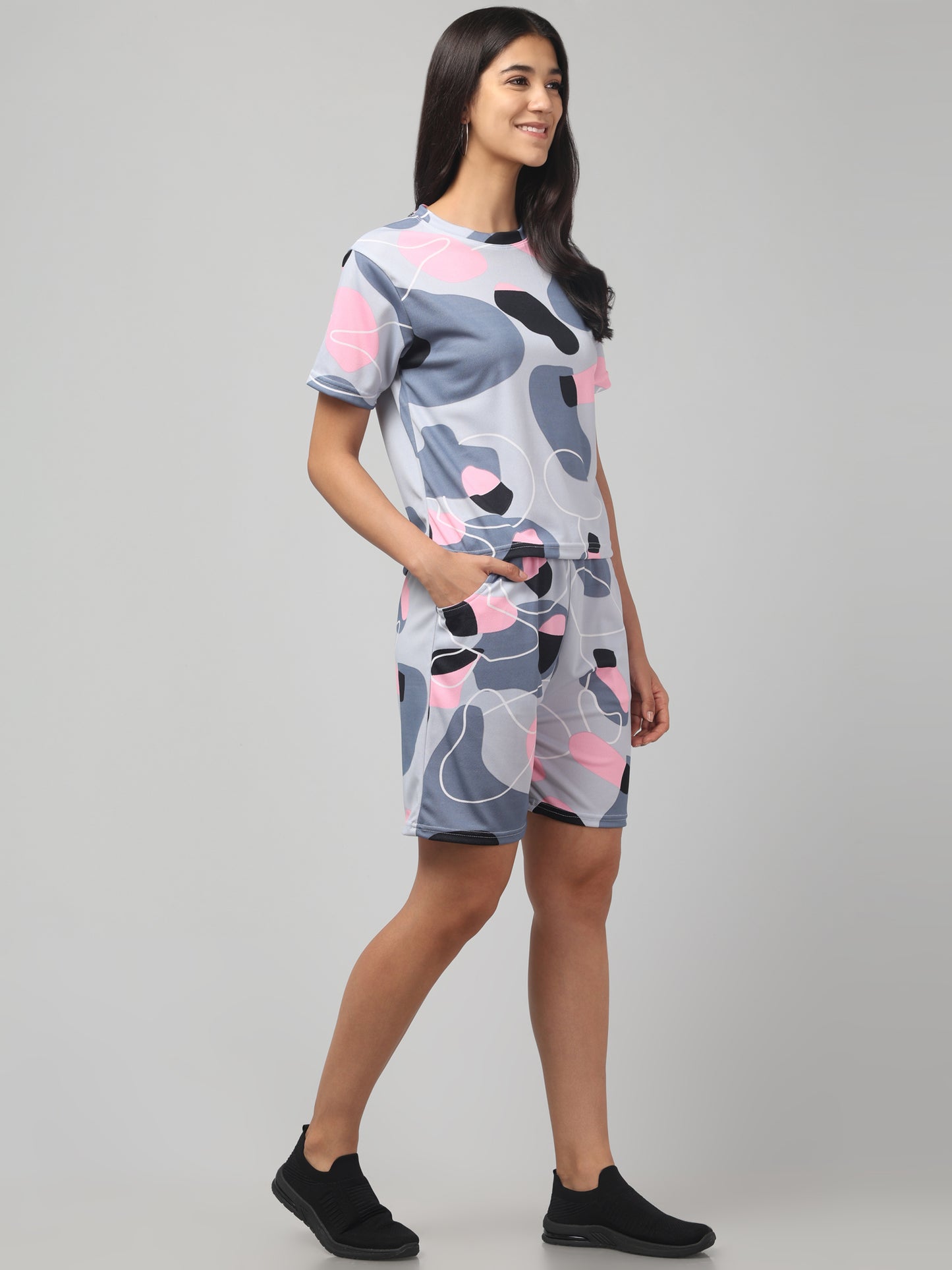 Soft Shapes Night Shorts Set