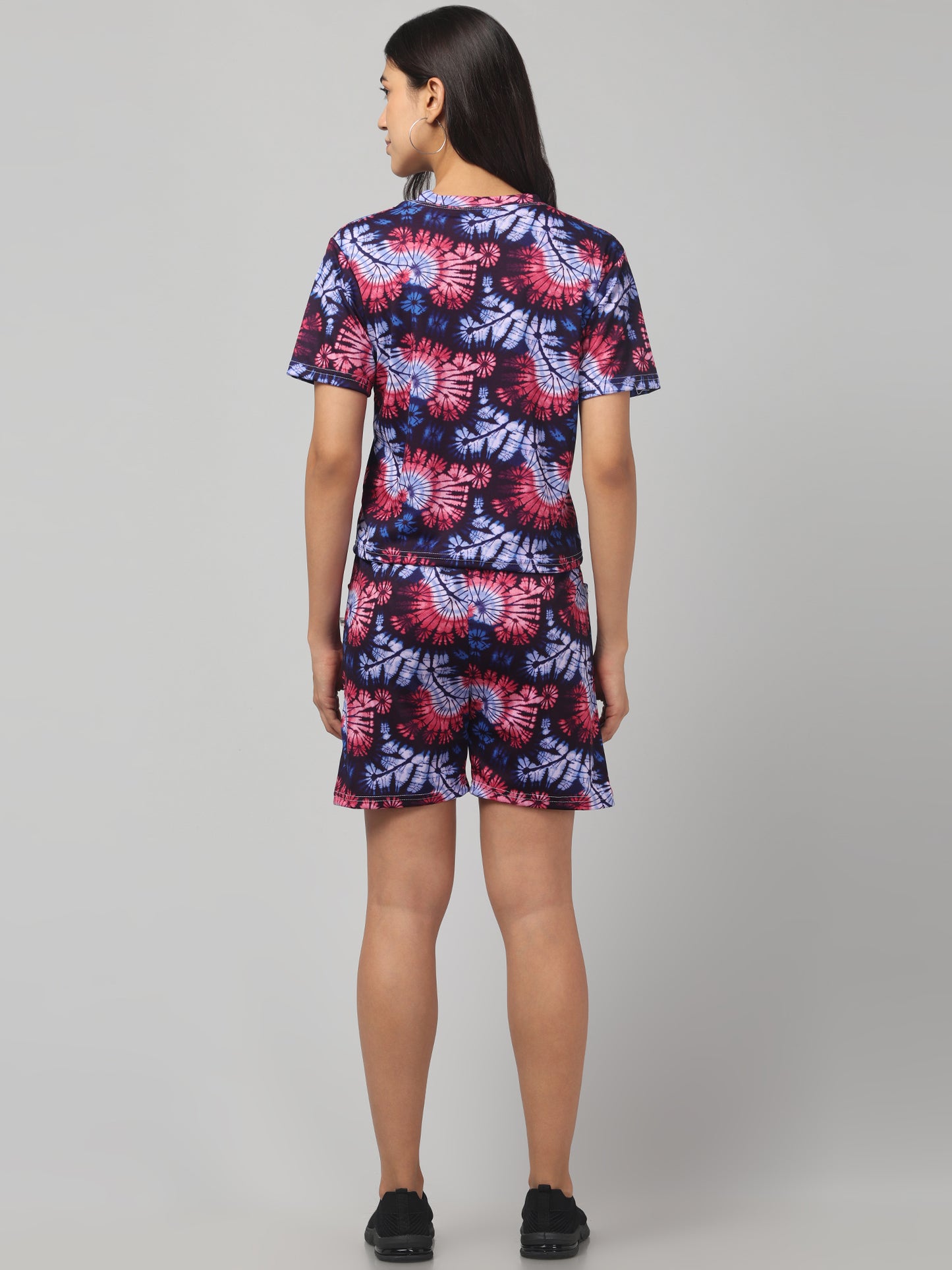 Firework Bloom Night Shorts Set