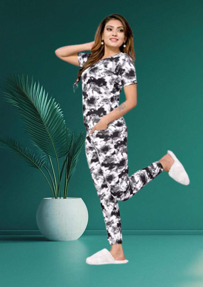 Women's NightSuit Black