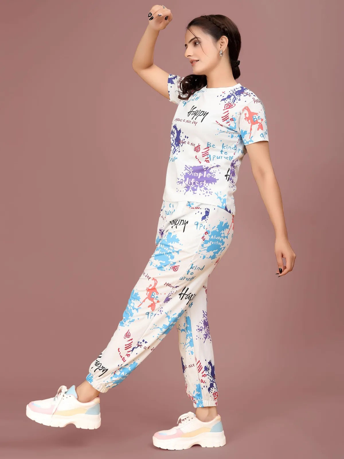 Women's NightSuit Happy