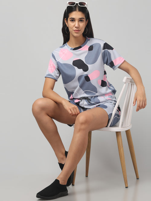 Soft Shapes Night Shorts Set
