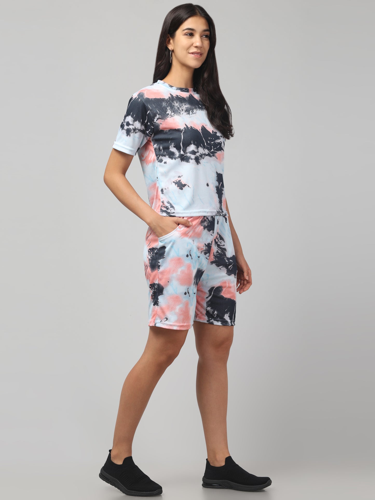 Pastel Cloud Night Shorts Set
